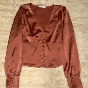 Abercrombie & Fitch Satin Top